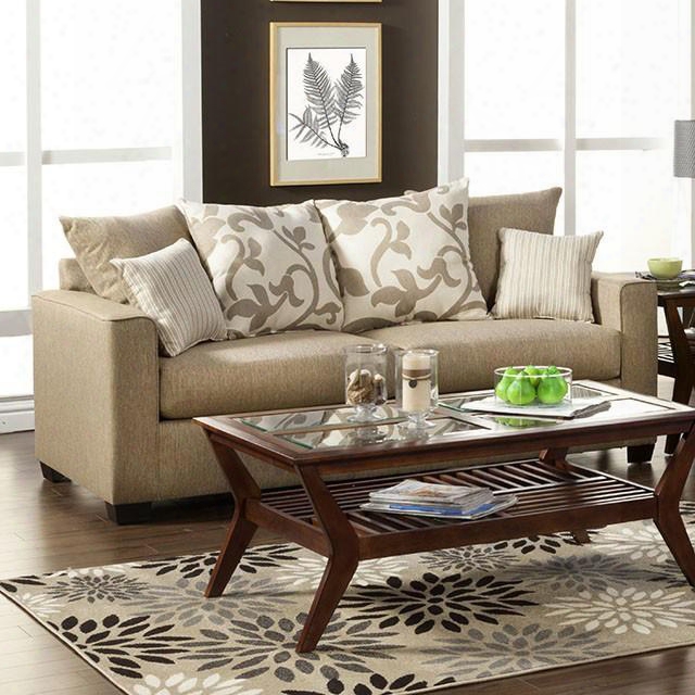 Colebrook Collection Sm301x-sf 84" Sofa With Track Arms Block Feet And Fabric Upholstery In
