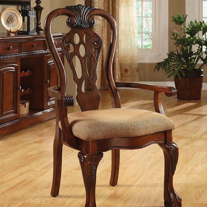 George Town Collection Cm3222ac-2pk Set Of 2 Intricate Design Arm Chair In