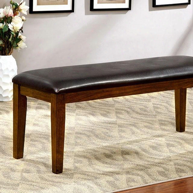 Hillsview I Cm3916bn Bench With Transitional Style" In Brown