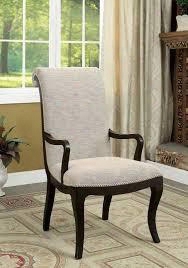 Ornette Collection Cm3353ac-2pk Set Of 2 Contemporary Style Arm Chair With Nailhead Trim In