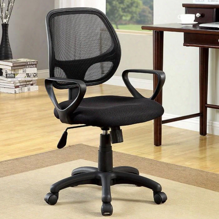 Sherman Cm-fc606 Ht. Adjustable Office Chair With Full Metal Construction Workstation With Shelves Metal Upper Safety Rails Silver And Gun Metal Finish In
