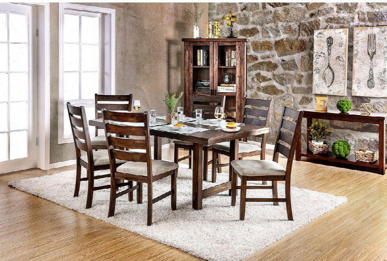 Wallis Collection Cm3463t 66" Rectangular Dining Table With Transitional Style And Tapered Legs In