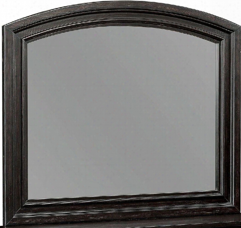 Argusville Collection Cm7380m 42" X 36" Mirror With Rectangle Shape Solid Wood And Wood Veneers Frame Construction In Espresso