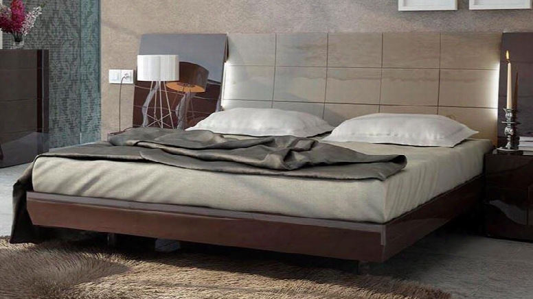 Barcelona Collection I11qbed Queen Size Bed In Dark