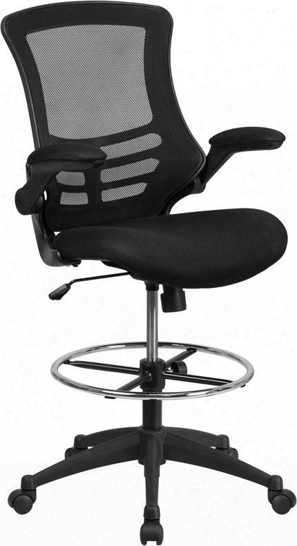 Bl-x-5m-d-gg 43" - 51" Adjustable Chair With Swivel Seat Tilt Tension Adjustment Knob Pneumatic Seat Height Adjustment And Ventilated Mesh Back Material In