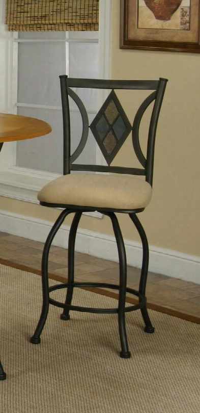 Cry2091242 24" Dart Swivel Barstool (set Of