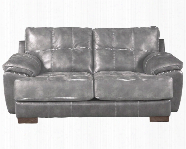 Drummond Collection 4296-02 1152-18/1300-28 79" Loveseat With Block Feet Tufted Cushions And Padded Polyester Fabric In