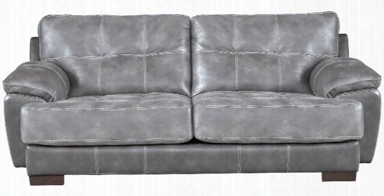 Drummond Collection 4296-03 1152-18/1300-28 97" Sofa With Block Feet Tufted Cushions And Padded Polyester Fabric In