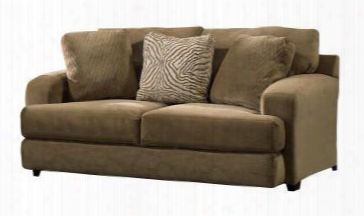 Palisades Collection 4186-02 2688-26/2691-26 75" Loveseat With T-front Seat Cushions Wide Track Arms And Three Toss Pillows In