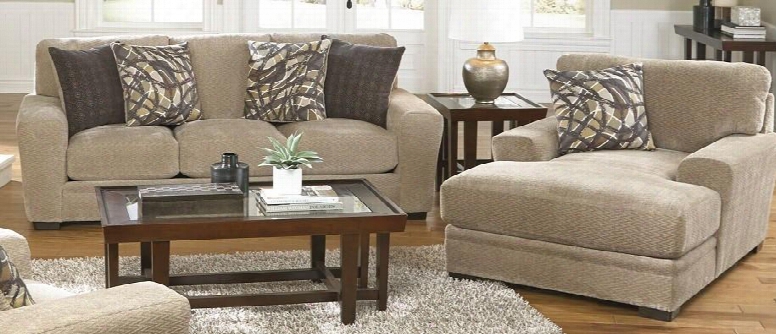 Prescott Collection 44872pccokit1p 2-piece Living Room Sets  With Stationary Sofa And Chaise In