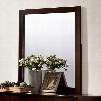 Riggins Collection CM7070M 34" x 41" Mirror with Rectangular Shape Frame Solid Wood and Wood Veneer Construction in Brown