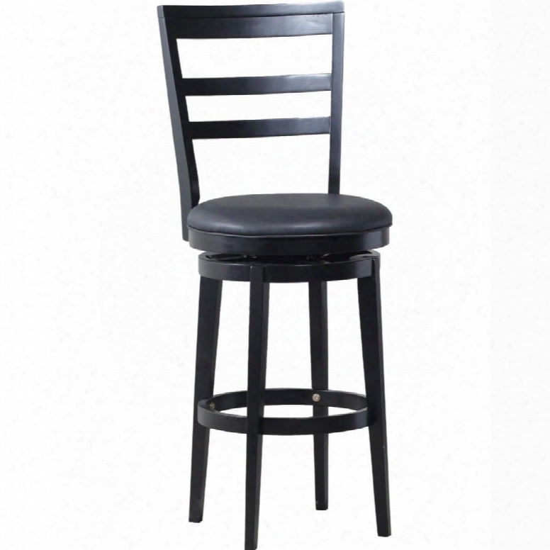 Samuel Collection 15b8188cs 41" Counter Stool With Circular Brace Slat Back And Upholstered Seat In