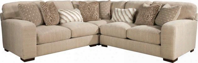 Serena Collection 2276-46-59-42-2747-21/2782-21/2784-28/2785-28 110" 3-piece Sctional With Left Arm Facing Loveseat Corner Section And Right Arm Facing