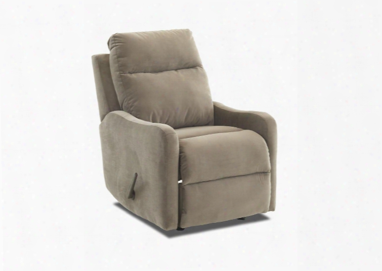 Tacoma Collection 91803h-rrc-tc 28" Rocking Reclining Chair With Shaped Track Arms Full Chaise Pad Lounge Pad And Tufted Back Cushion In Tina