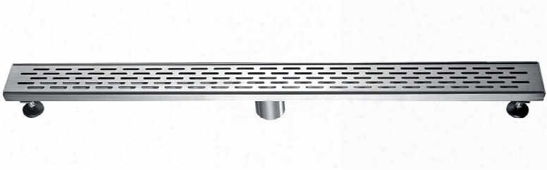 Abld36c 36" Modern Linear Shower Drain With Stainless Steel 2 Drain And Contemporary Design In Stainless