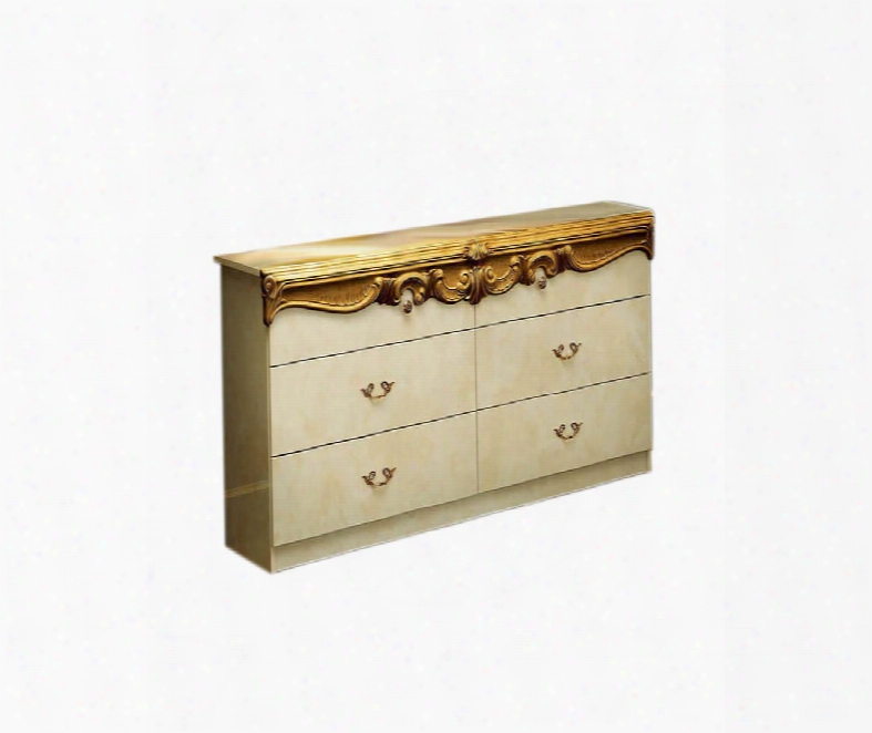 Barocco Collection I405 50" Single Dresser In