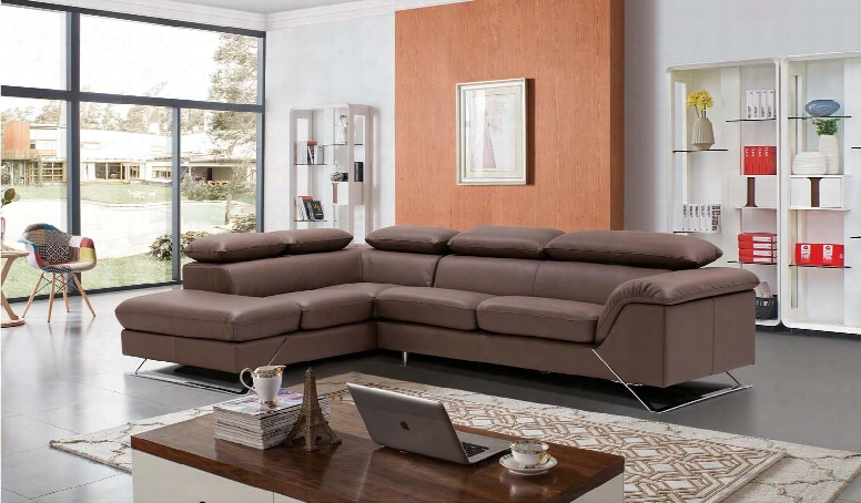 Caracas Assemblage I17689 116-87" Sectional Left With Full Leather In