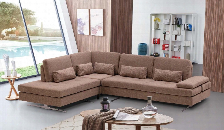 Colombo Collection I17727 116-87" Sectional With Left Chase In