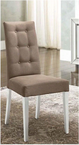 Dama Bianca Day Collection I11631 Side Chair With Eco Leather