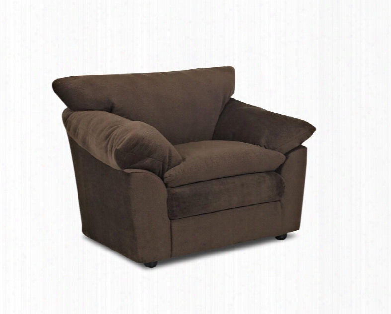 Heights Collection E13-c-cc 53" Chair With Padded Pillow Arms Pillow Top Seating And Polyester Fabric Upholstery In Challenger