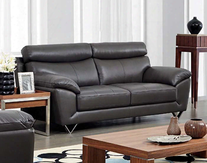 I10854 86" 8049 Sofa With Leather In