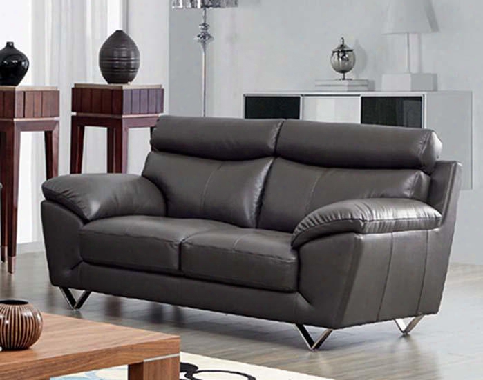 I10855 72" 8049 Loveseat With Leather In