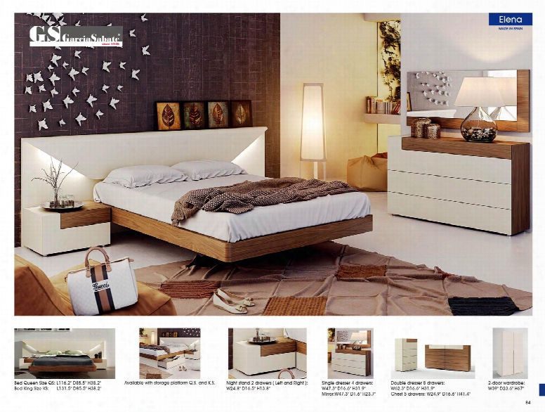 I11085 131" Elena Ks Bed Modern Bedrooms Garcia Sabate