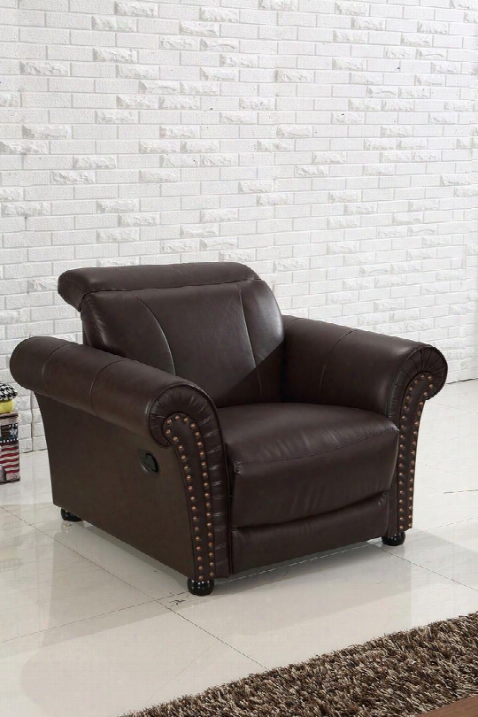 I15298 44" Model 15 Chair With Recliner And Leather In