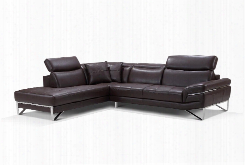 I17274 90-113.5" 2194 Sectional With Left Chase And Leather In