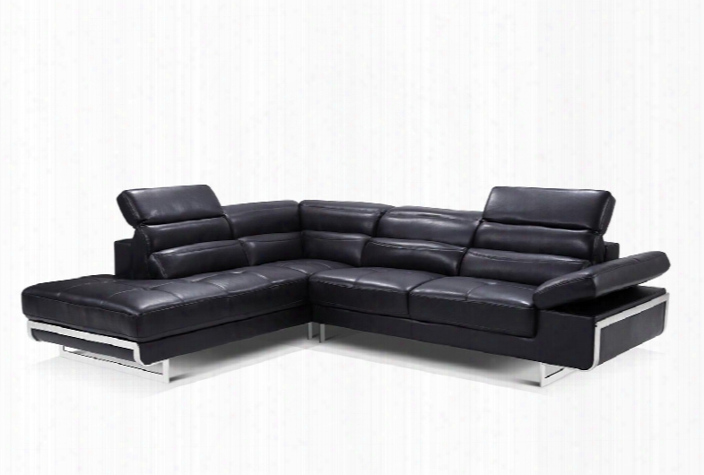 Il7276 91-113" 2347 Sectional With Left Chase And Leather In