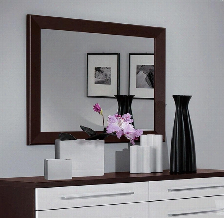 I2066 39" Luxury Mirror Wenge Modern Bedrooms Dupen Furniture
