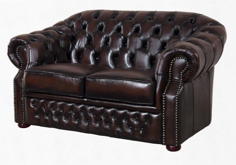 I2809 63" 128 Loveseat With Half Leather In