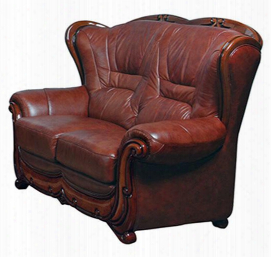 I6315 61" 100 Love Seat With Leather In