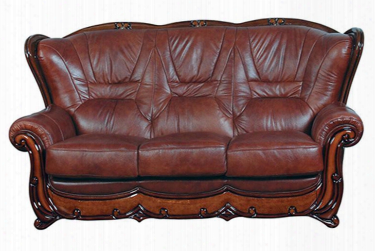 I6316 80" 100 Sofa With Leath Er In