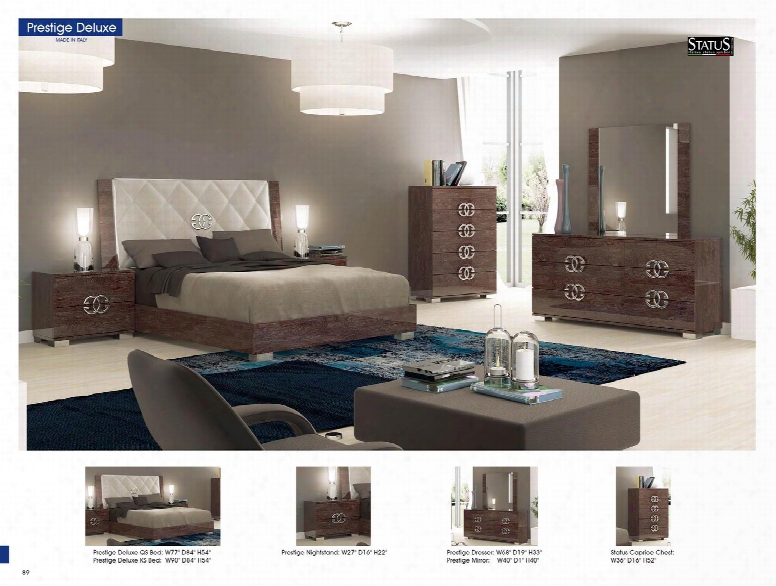 I7588 68"  Prestige Drresser Modern Bedrooms Status