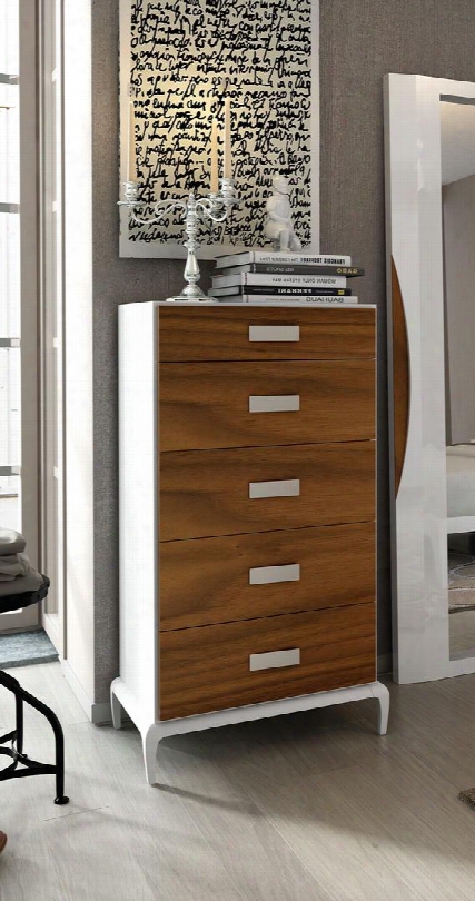 Malaga Collection I17819 26" Chesf With 5 Drawers Tapered Legs And Wood