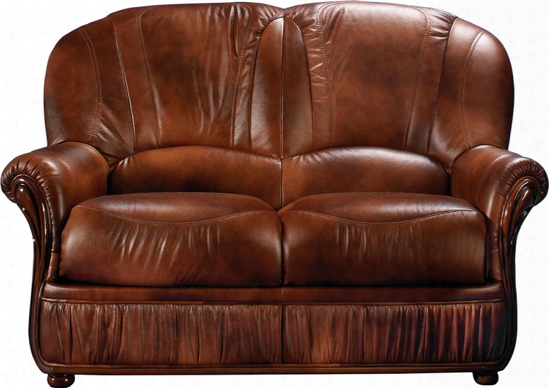 Monica Collection I17661 59" Loveseat With Full Leather In