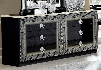 Aida Collection i7709 67" Double Dresser in Black and