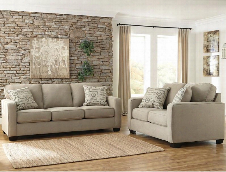 Si Gnature Design By Ashley Alenya Fsd-1669set-qtz-gg 2 Pc Living Room Set With Sofa + Loveseat In Quartz