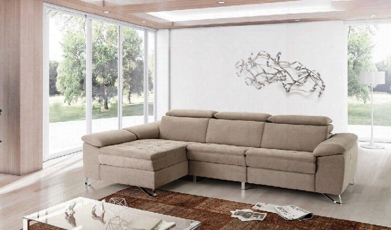 Uve Collection I17527 115-83" Sectional With Left Chase In