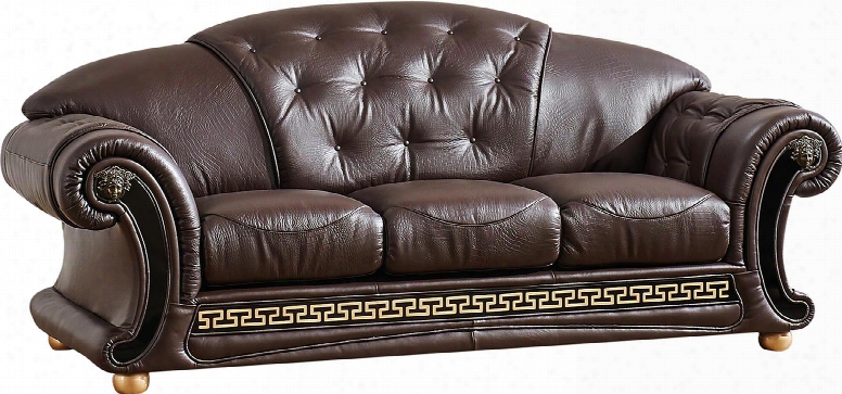 Versachi Collection I17384 87" Sofa With Leather In