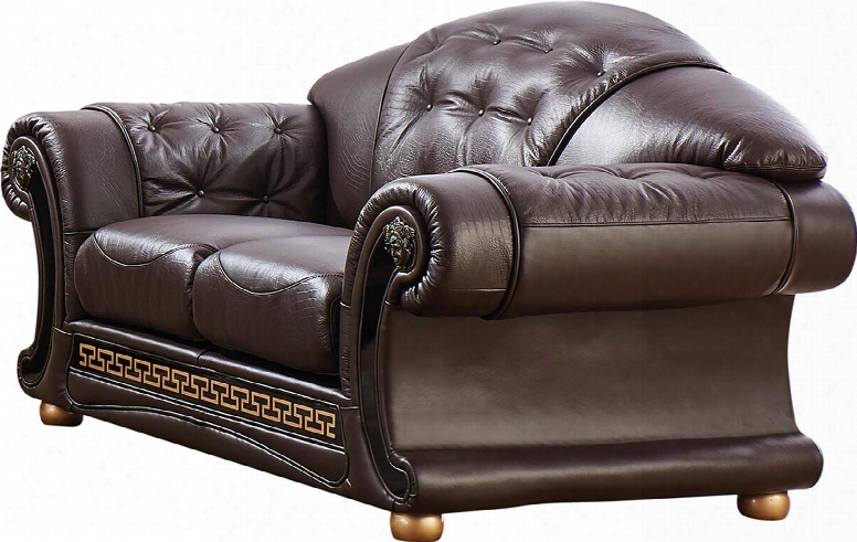 Versachi Collection I17385 69" Loveseat With Leather In