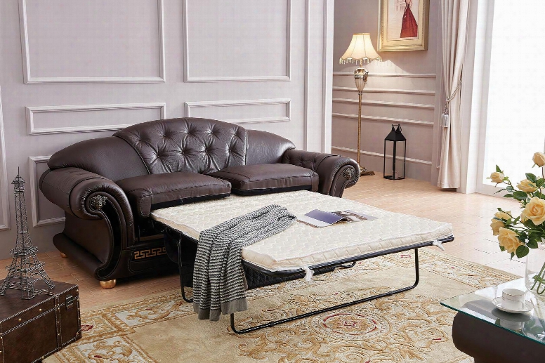 Versachi Collection I17466 87" Sofa-bed With Leather In