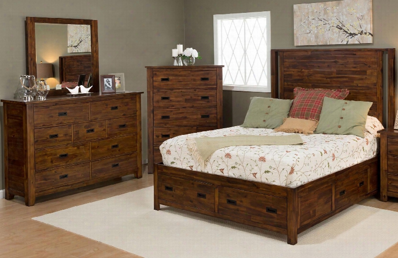 Coolidge Corner Collection 1503kpbdm 3-piece Bedroom Set With King Bed Dresser And Mirror In