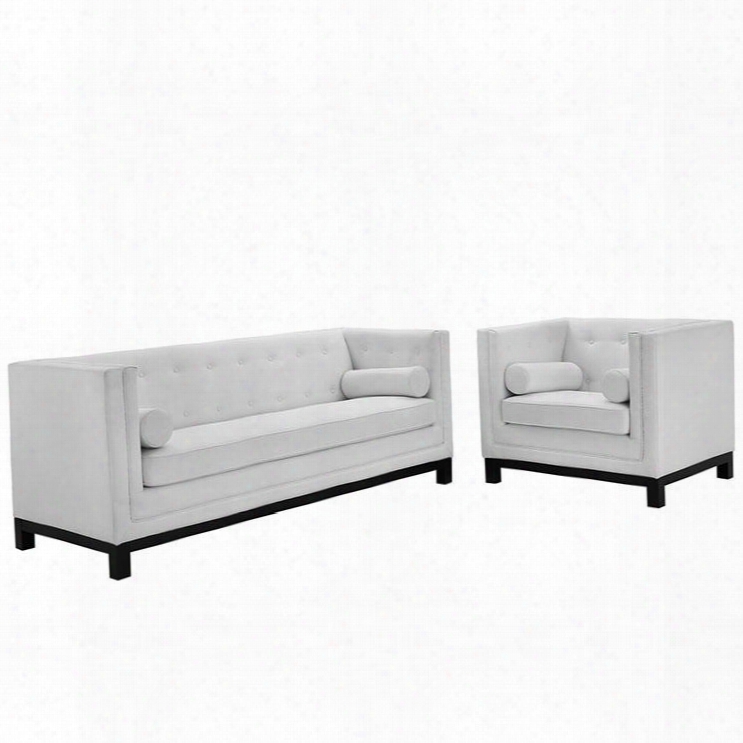 Eei-1781-whi-set Imperial 2 Piece Living Room Set In