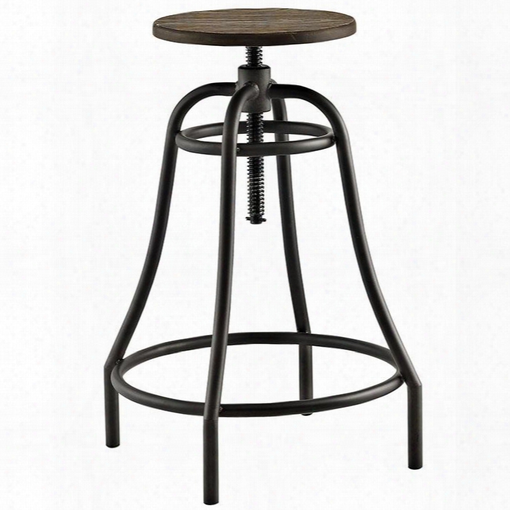 Eei-2042-brn Toll Metal Bar Stool In