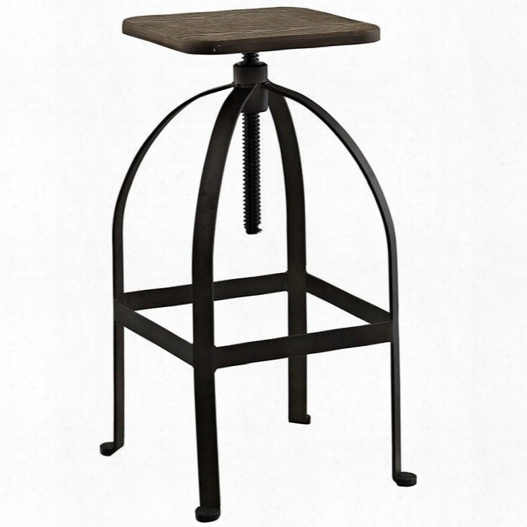 Eei-2043-brn Pointe Bar Stool In