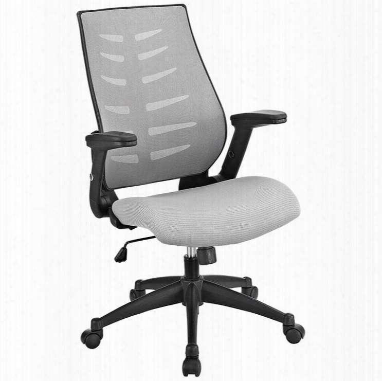 Eei-2065-gry Force Mesh Office Chair In