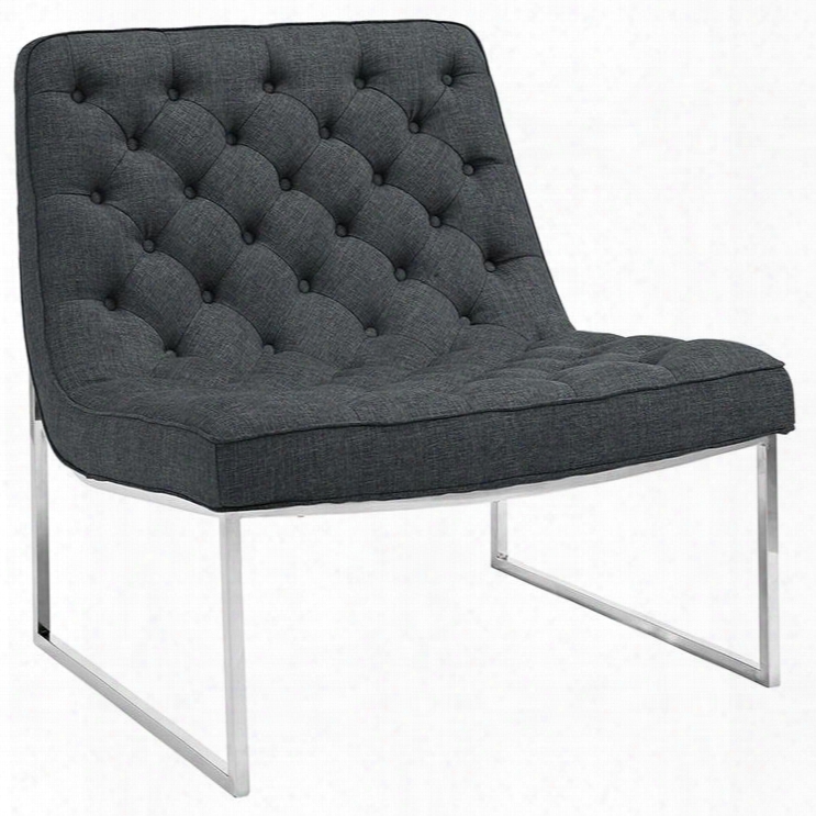 Eei-2090-gry Ibiza Fabric Lounge Chair In