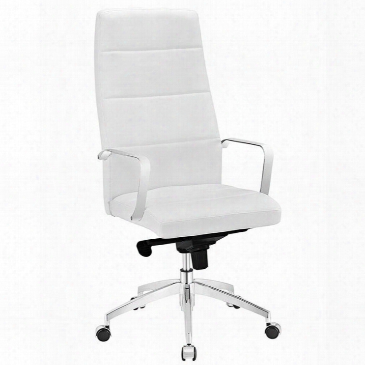 Eei-2120-whi Stride Highback Office Chair In